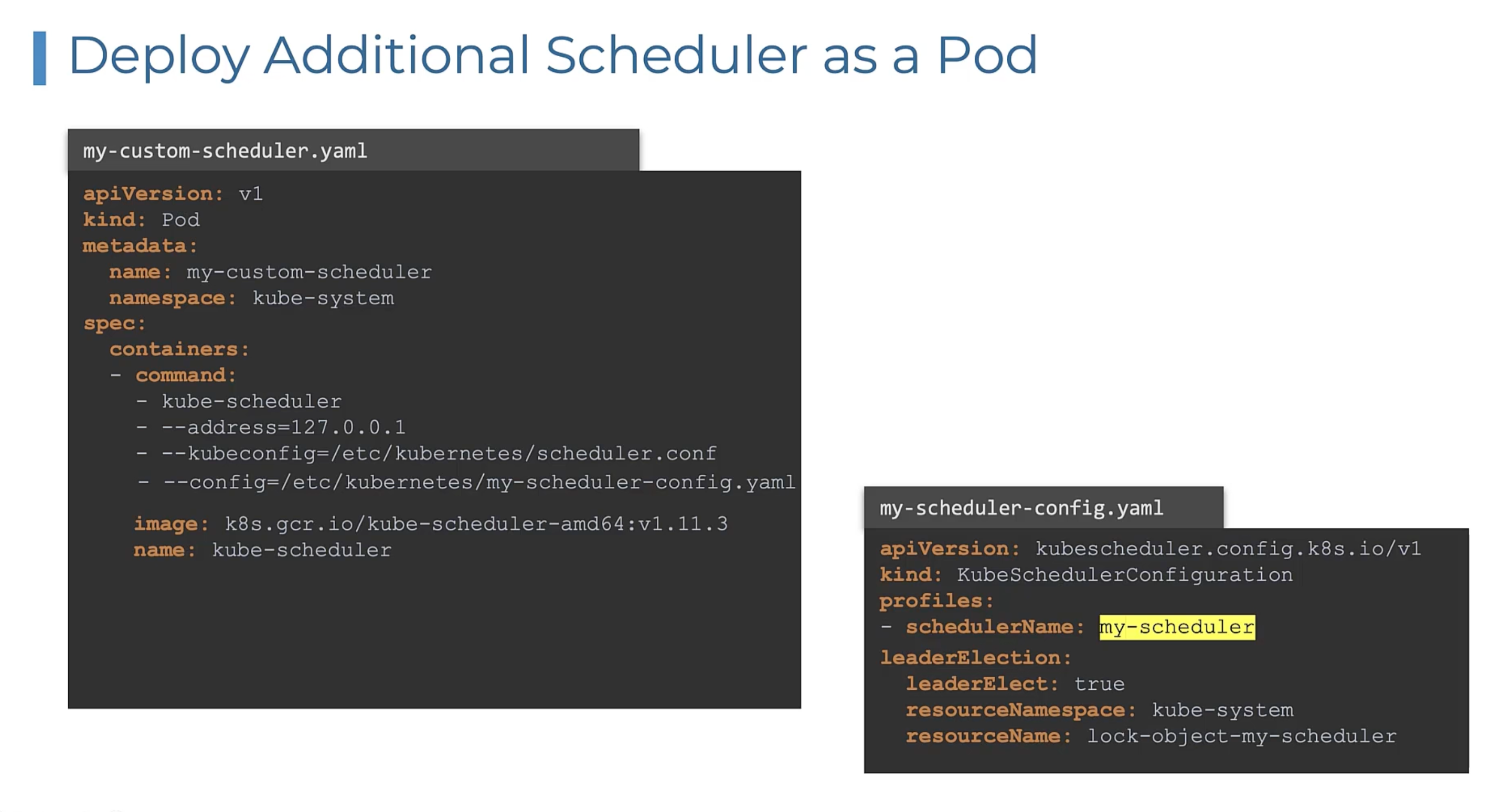 Custom Scheduler