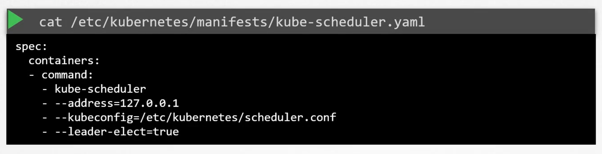 Kube Scheduler